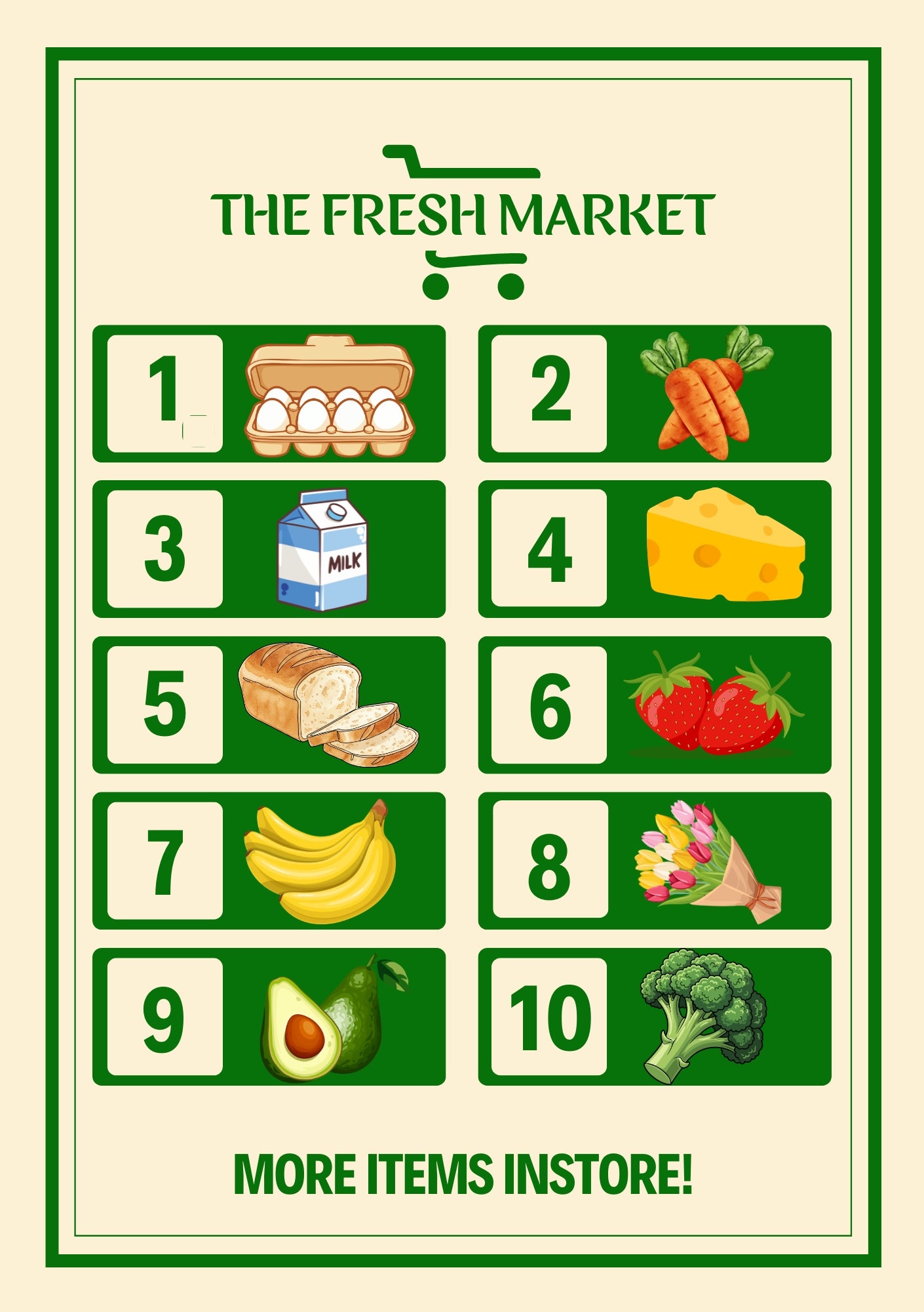 The Fresh Market List