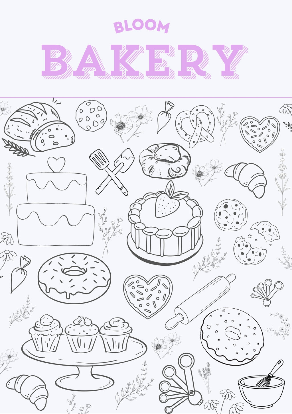 Bloom Bakery Menu