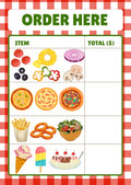 Pizza Pals Order Forms